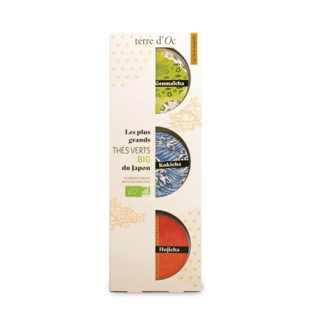 Coffret les grands thés verts BIO<span>du Japon</span>