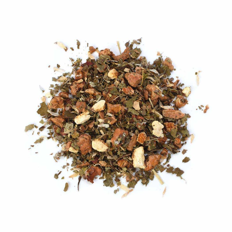 Organic fruity herbal tea