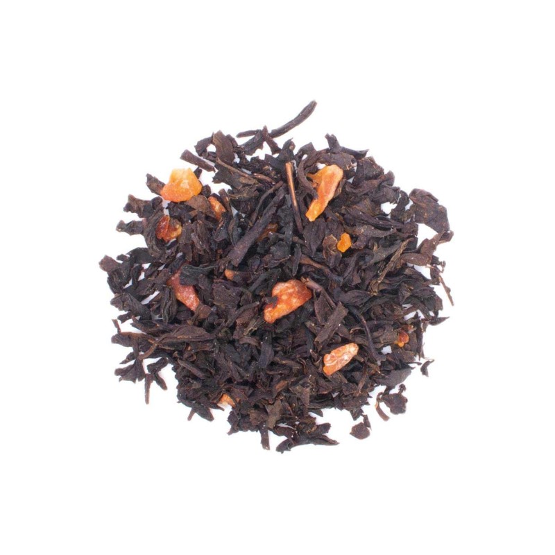 Organic black tea with apricot