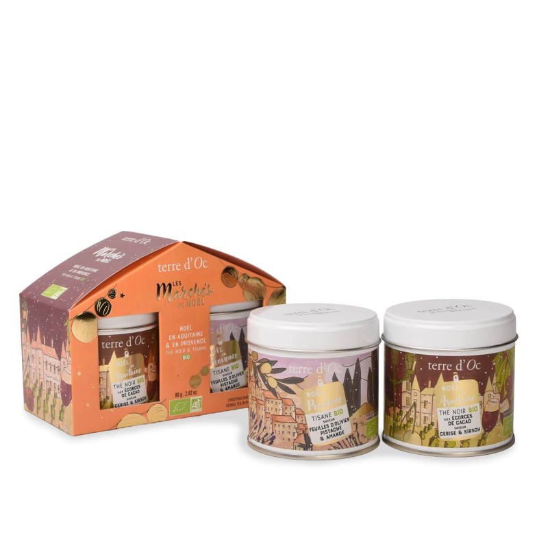 Duo of organic Christmas teas