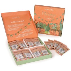 Les marchés de Noël en France<span>coffret 32 sachets de 8 thés bio</span>